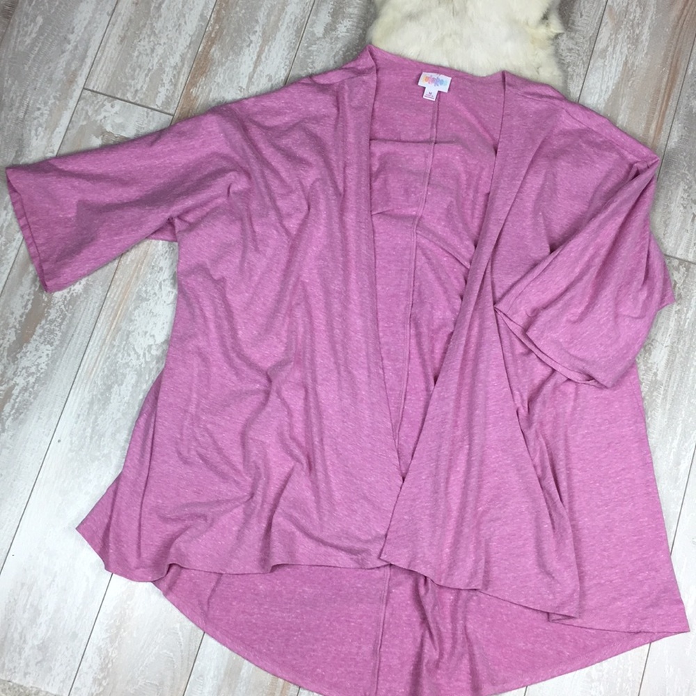 Lularoe Lindsay Spring Cardigan sz M EUC soft